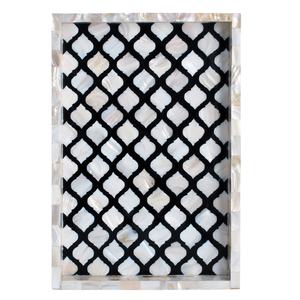 ถาดเสิร์ฟไม้เอ็มดีเอฟทำมือสไตล์โมเดิร์นทำด้วยมือมีการฝังเรซินสำหรับใช้ในบ้าน - Product Image 1