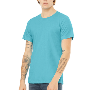 เสื้อยืดคอกลมแขนสั้นทรงหลวมสำหรับผู้ชาย ผ้าฝ้าย 100% แห้งเร็ว ระบายอากาศได้ดี เสื้อยืดลำลอง - Product Image 4