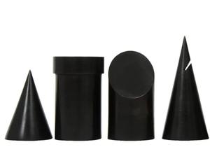 Pions d'échecs en bois minimalistes de luxe, hauteur du roi 3,4 pouces, en bois d'ébène et de buis, au meilleur prix - Product Image 4