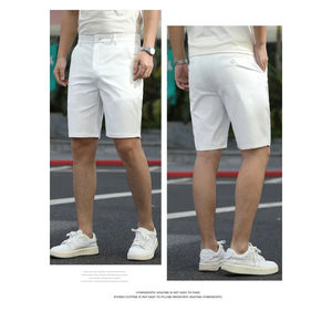 Pantalones Cortos de Cinco Cuartos para Hombre, Estilo Casual y Deportivo, Transpirables, de Cintura Media, Pierna Recta, para Verano, de Fibra de Poliéster - Product Image 2