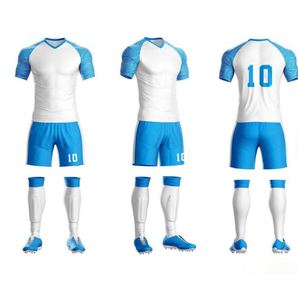 Tenue de football personnalisée, ensemble maillot et short de sport avec matière légère et respirante - Product Image 2