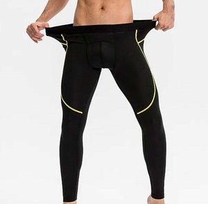 Cumbre Sports <b>Men</b> <b>Compression</b> Leggings Gym Running Workout <b>Tights</b> Quick Dry Stretch Elastic Waist Fitness Sports Pants - Product Image 6