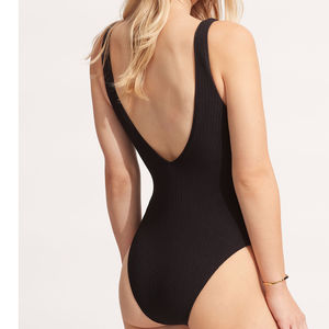 Maillot de bain une pièce tendance sans manches pour femme, maillot de bain sport personnalisé - Product Image 4