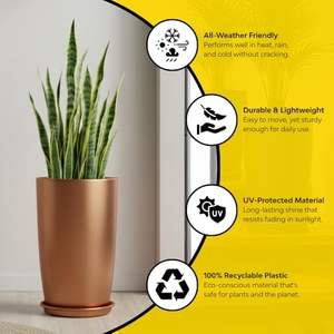 Macetas y jardineras para jardín, macetas grandes para exterior, jardineras para siembra, macetas para plantas de exterior - Product Image 3