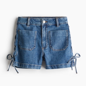 Women's High Rise Jean Shorts Soft <b>Stretch</b> <b>Denim</b> Comfortable Trendy Casual Fashion Apparel Manufacturer Factory Wholesale Women - Product Image 1
