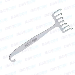 Retractor para Levantamiento de Cejas CORONAL, 7 Puntas Afiladas, Ancho 7 cm, Longitud 18 cm - Product Image 4