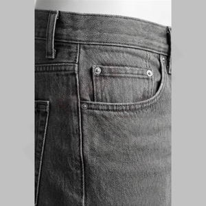 Jeans de Hombre Casuales de Moda al por Mayor, de Alta Calidad, Corte Recto, Ajuste Regular, Cintura Media, Color Gris Claro, Elásticos - Product Image 5