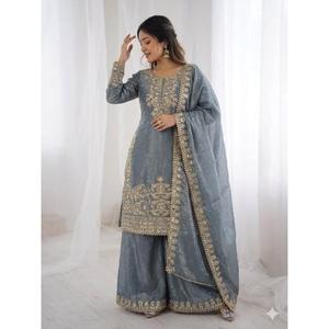Traje Sharara de Diseño para Mujer con Atractivo Étnico Moderno, Compre Directamente del Proveedor a Precio de Fábrica - Product Image 5