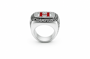 Bague de championnat personnalisée pour hommes en acier inoxydable moderne 2016 H State Champions, personnalisée en argent, pour équipe sportive de victoire - Product Image 4