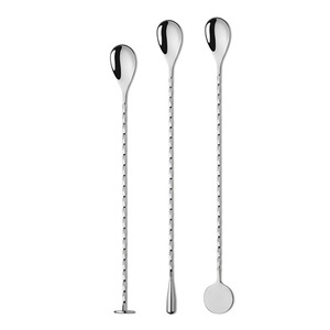 ช้อนสแตนเลส 3 ชิ้น ดีไซน์หลากหลาย สำหรับบาร์แวร์และช้อนส้อมสแตนเลส ขายดี - Product Image 1
