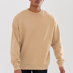<b>Men's</b> Regular Fit O-Neck Solid Color Knitted Cotton Sweatshirt Casual <b>Pullover</b> Autumn Wear - Product Image 4