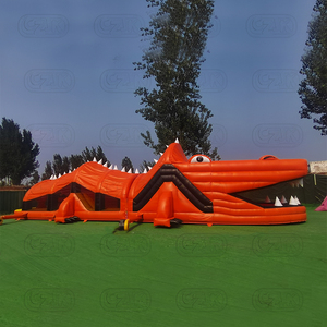 Tùy chỉnh thương mại Inflatable PVC cá sấu Bouncer nhảy bouncy lâu đài Jumper nhà trả lại Combo với trượt - Product Image 6