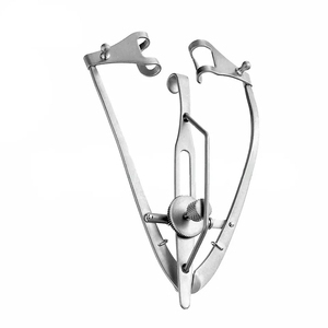 Spéculum oculaire réglable en acier inoxydable réutilisable certifié CE Classe I, ensemble d'instruments médicaux ophtalmiques chirurgicaux ISO13485 - Product Image 4