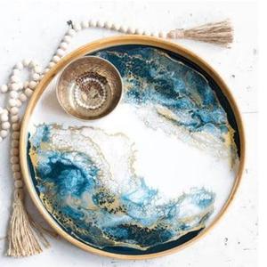 บ้าน โรงแรม ร้านอาหาร คาเฟ่ โรงแรม อาหารเสิร์ฟ ผลไม้ กาแฟ ถาดไม้ ของตกแต่งโต๊ะปาร์ตี้ ภาชนะใส่อาหาร - Product Image 1