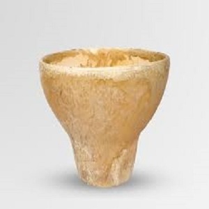 Resin <b>Amber</b> Eco-Friendly Irregular Shape Minimalist Handmade <b>Vase</b> Streak Pattern for Home Wedding Bedroom Decor MOON RISE CRAFT - Product Image 3