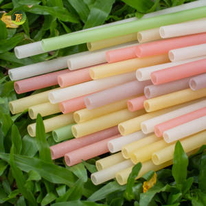 Pailles jetables en farine de riz vietnamienne à bon prix, accessoires pour cocktails, pour hôtels, restaurants, bars, mariages, simples - Product Image 5