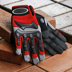 Guantes Industriales de Cuero Sintético Personalizados para Mecánicos, con Protección TPR contra Impactos, Cuidado Personal, Muñequera Elástica Antideslizante y Resistente al Calor - Product Image 4