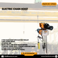 Nouvelle palan électrique à chaîne robuste de 110 tonnes, chaîne de charge en acier allié, télécommande, protection IP55 |   Lifting industriel OEM