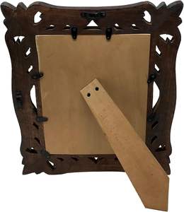 Cadre photo en bois massif fait main pour l'exportation – Présentoir de table de qualité pour la maison, le bureau, le salon – Style rustique durable - Product Image 5