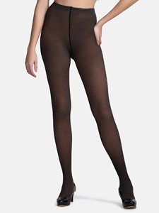 Collants noirs opaques pour femmes, longueur intégrale, sans couture, tricotés, pour un usage quotidien, toutes saisons - Product Image 4