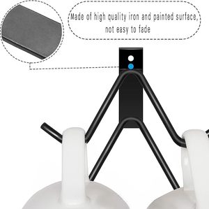 Minimalist Metal Cup <b>Rack</b> Hook Type Storage Holder For Kitchen Tableware Single Tier Durable Design - Product Image 3