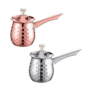 Cafetera Turca Árabe de Acero Inoxidable de 300 ml, Apta para Inducción, con Aislamiento Térmico, Utensilios para Café y Té - Product Image 2