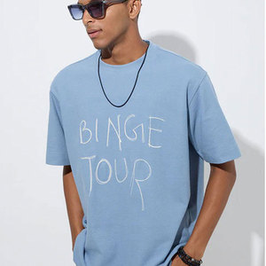 Vente chaude personnalisé 180g imprimé T-Shirt à manches courtes hommes surdimensionné O cou 100% coton t-shirts meilleur pour un usage quotidien - Product Image 5