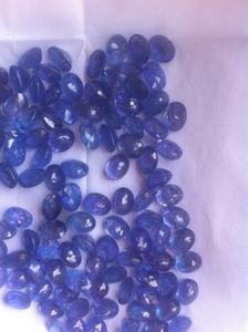Haute qualité bleu damier coupe tanzanite naturelle ovales à facettes pierres précieuses en vrac impeccables pour la fabrication de bijoux de collier - Product Image 5