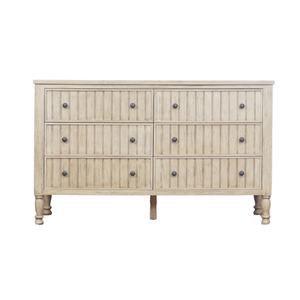 Armoire en bois de style moderne pour enfants avec 6 tiroirs pour appartement, chambre à coucher, salon, meubles pour enfants et bébés - Product Image 1