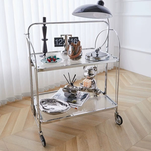 Multi Purpose Metal Kitchen Trolley Rack For Home Utility Storage Pantry Arrangement And Daily Use - Product Image 1