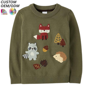 Pull en tricot personnalisé unisexe, écologique, respirant et chaud, en coton, vêtements d'hiver, support OEM ODM, vente en gros - Product Image 3