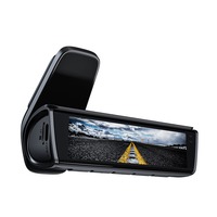 Caméra embarquée Sudex à double objectif 4K avant et 1080P arrière, WiFi 5G, GPS, ADAS, vision nocturne, enregistrement en boucle 24h/24, écran IPS 3,59 pouces