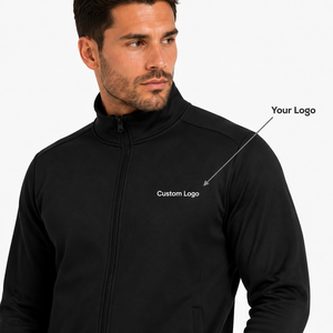 Fabricante de Conjuntos Deportivos para Hombre, Chaqueta de Entrenamiento de Poliéster con Logotipo Personalizado y Pantalones para Correr - Product Image 4