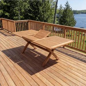 Luxury <b>Extendable</b> Teak Outdoor <b>Dining</b> Set with Modern Armchairs for Villa Resort and Patio - Product Image 3
