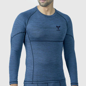 Chemises de compression d'hiver confortables pour la gym et le fitness avec un design flexible en tissu sergé tricoté pour une liberté de mouvement facile - Product Image 3