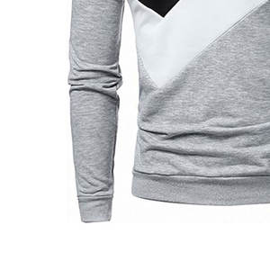 Sweat-shirt pour homme respirant de haute qualité, tendance, décontracté, col rond - Product Image 6