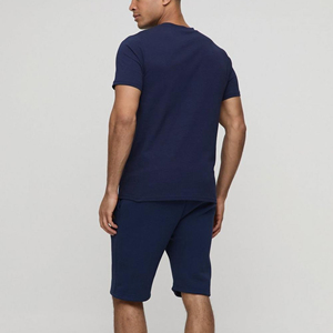 Conjunto Deportivo Corto para Hombre, Hecho a Medida, 100% Algodón Transpirable, Tejido de Punto, Largo hasta la Rodilla, Talla Grande, para Verano - Product Image 2
