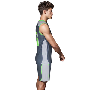 Uniforme de Voleibol Personalizado OEM para Hombre, Antibacteriano, Ligero, que Absorbe la Humedad, Conjunto de Uniforme de Voleibol para Equipo - Product Image 3