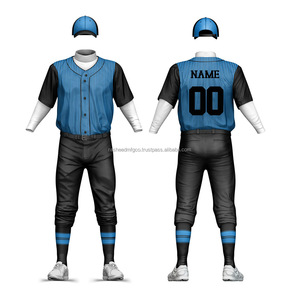 Custom Baseball Uniform For Men Professional Team Outfit Breathable Mesh Fabric OEM ODM Sportswear Factory Supplier - Product Image 2