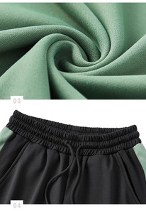 Conjunto Deportivo Personalizado de Invierno en Felpa Francesa Transpirable de Algodón, Sudadera y Pantalones Deportivos con Logotipo Frontal OEM, Ropa Urbana - Product Image 4