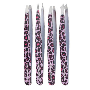 Pinzas de Precisión Ecológicas para Cejas, Vello Encarnado y Barba, Kit de Pinzas para Cejas con Estuche de Transporte, Acero Inoxidable - Product Image 6