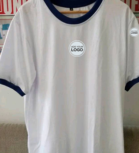 เสื้อยืดคอกลมทรงหลวมพิมพ์โลโก้ตามสั่ง ผ้าฝ้าย 100% สำหรับผู้ชาย - Product Image 1