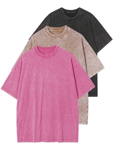 T-shirt personnalisé au design nouveau, 100% coton, uni, décontracté, pour hommes, effet délavé, fabriqué au Pakistan, prix bas, en vente - Product Image 1