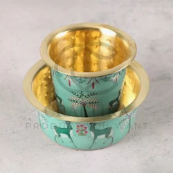 ชุดกาแฟทองเหลืองอินเดียใต้ยี่ห้อเม็ตคราฟท์ พร้อมถ้วยดาบารา สำหรับการเสิร์ฟแบบอินเดียใต้แท้ๆ ในราคาขายส่งจากโรงงานโดยตรง - Product Image 2