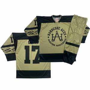 Vêtements d'équipe sportive, 100% polyester, respirant, respectueux de l'environnement, pantalon de hockey sur glace pour l'entraînement, vente en gros, meilleure qualité, doux - Product Image 1