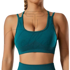 ชุดโยคะออกกำลังกายสำหรับผู้หญิง 5 ชิ้น ขายส่ง รับผลิตแบรนด์ส่วนตัว สีพื้น ทุกขนาด - Product Image 2