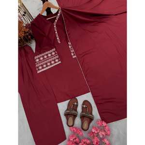 Ensemble élégant pour femme, haut de soirée avec palazzo et dupatta - Product Image 1