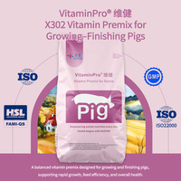 VitaminPro X302 Prémélanges Stimulants de Croissance pour Porcs, Additifs Multivitaminés pour l'Alimentation Animale, Prémélange pour l'Engraissement des Porcs, Aliment Prémélangé pour Porcs