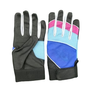 Baseball Batting Gloves High Quality Leather Customized Adults <b>Hook</b> and Loop PK SHIFT Sports Accept Customized Logo Ambidextrous - Product Image 4