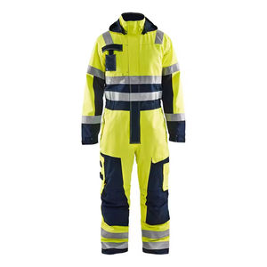 Combinaison de travail tendance haute visibilité, classe 2 ANSI, imperméable, avec bande réfléchissante LED, pour la sécurité routière et l'utilisation en extérieur - Product Image 4